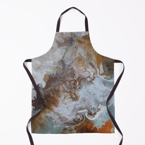 Item preview, Abstract Paint Pour Art in Earth Tones designed and sold by byerinrobles.