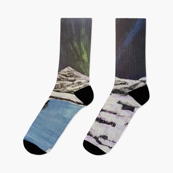 Item preview, Aurora Borealis over the Fjords designed and sold by LivingArtBrenda.