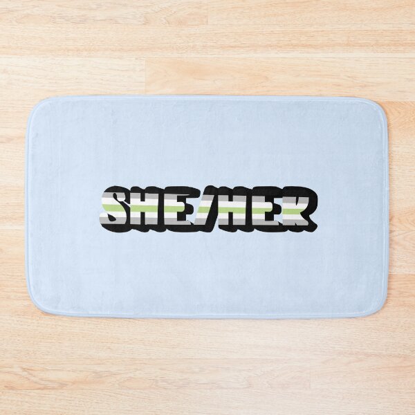 Item preview, Agender Pride Flag She/Her Pronoun designed and sold by EuropaPrints.
