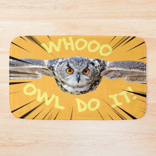 Item preview, Owl Do It! (Orange) designed and sold by BunnyPrinceDegn.