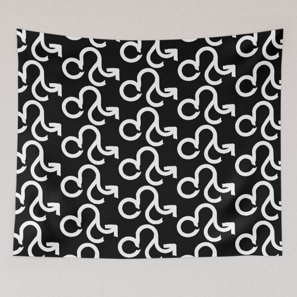 Item preview, Leo and Scorpio Combined Zodiac Signs Double Horoscope Symbols in White designed and sold by Zodiafy-Designs.
