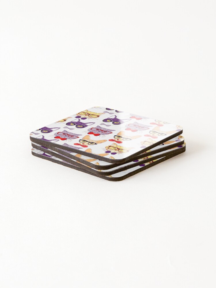 Thumbnail 4 of 5, Coasters (Set of 4), IconPatterns101 designed and sold by IconPatterns.