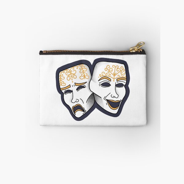 Item preview, Theatre Masks (White) designed and sold by BrushedByGrace.
