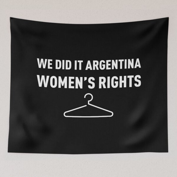Aperçu de l'œuvre Droits des femmes - Argentine Aborto Legal 2020 (Blanc) créée et vendue par FilipeFerreira.