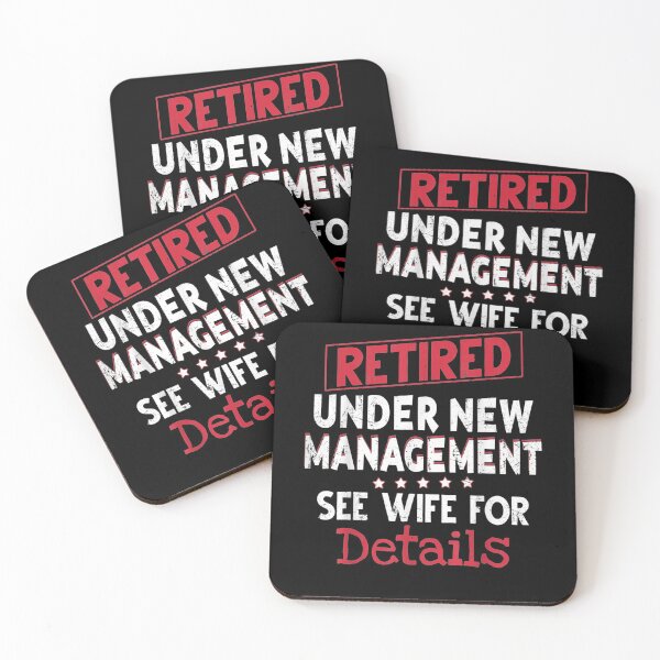 Item preview, Retired Under New Management Funny Retirement Gift designed and sold by shirleyfinley.