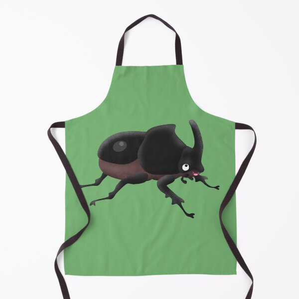 Item preview, Cute rhinoceros beetle cartoon illustration designed and sold by FrogFactory.