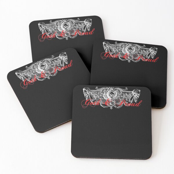 Item preview, Goth And Proud Skull Red And White designed and sold by shirleyfinley.