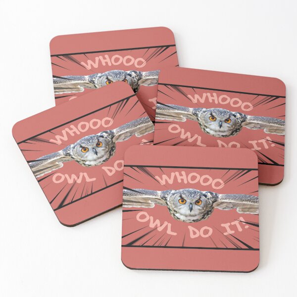 Item preview, Owl Do It! (Red) designed and sold by BunnyPrinceDegn.