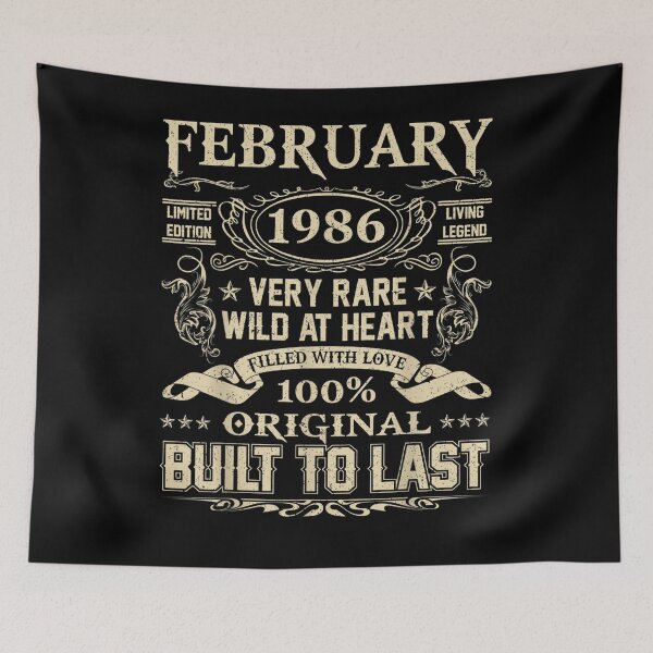 Item preview, February 1986 35 Years Old 35th Birthday Gifts designed and sold by shirleyfinley.