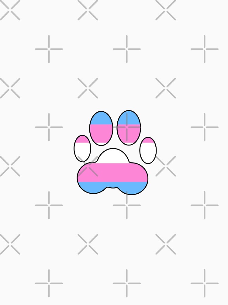 Lgbt Pride Paws Transgender T Shirt By Echoskyart Redbubble Lgbt