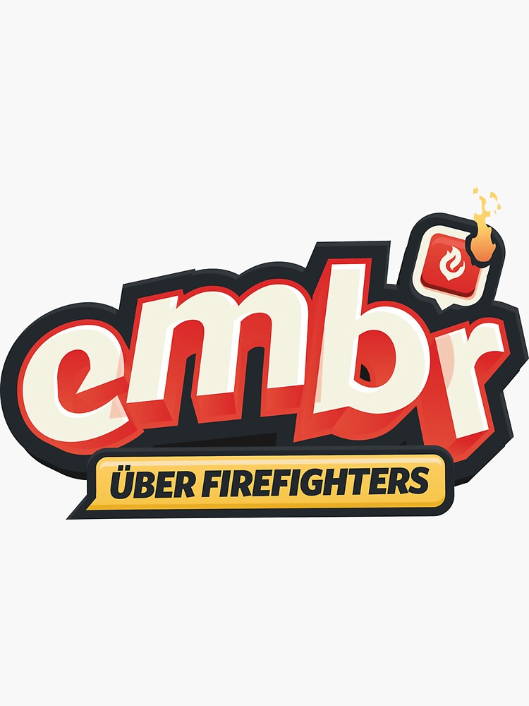 Thumbnail 3 of 3, Sticker, Embr Game Logo designed and sold by MuseGames.