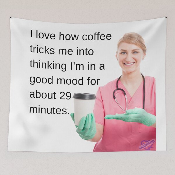 Item preview, I love how coffee tricks me designed and sold by Caregiverology.