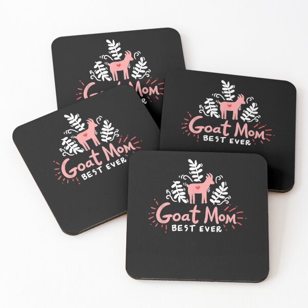 Item preview, Goat Mom Best Ever Love Mummy Animal Mum Pink Goat designed and sold by shirleyfinley.