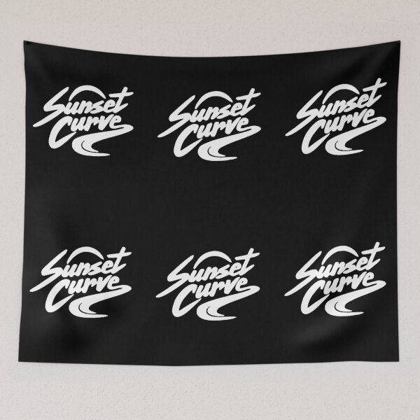Item preview, Sunset Curve Logo (White) designed and sold by Gabriella  Goldberg.