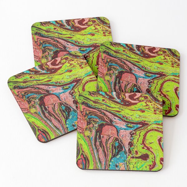 Item preview, Hydro Dipped Liquified Toxic Rainbow designed and sold by ArtRoomOregon.