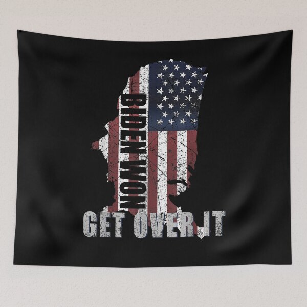 Item preview, Biden Won Get Over It Trump Lost 2020 Funny Anti Trump designed and sold by shirleyfinley.