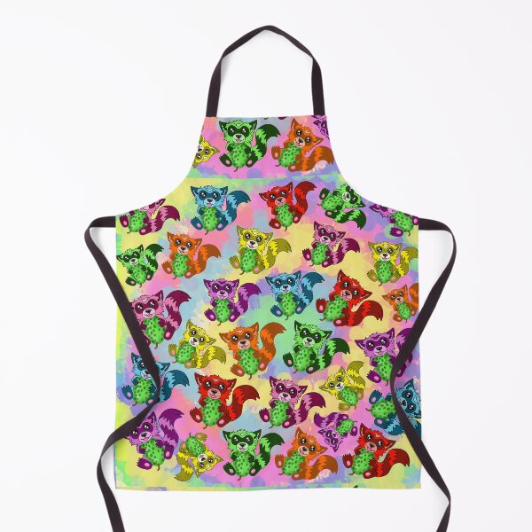 Item preview, Rainbow raccoon pattern designed and sold by KatyChristoff.