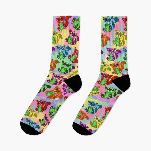 Item preview, Rainbow raccoon pattern  designed and sold by KatyChristoff.