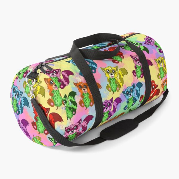 Item preview, Rainbow raccoon pattern designed and sold by KatyChristoff.
