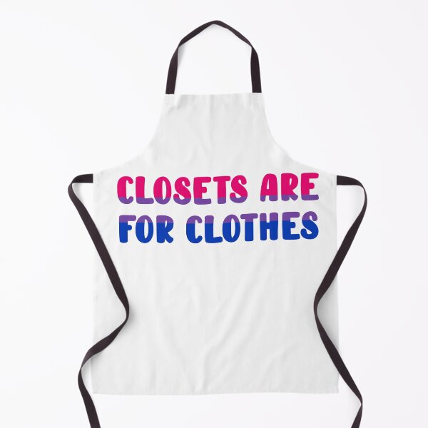 Item preview, Bisexual Flag Closets Are For Clothes designed and sold by EuropaPrints.