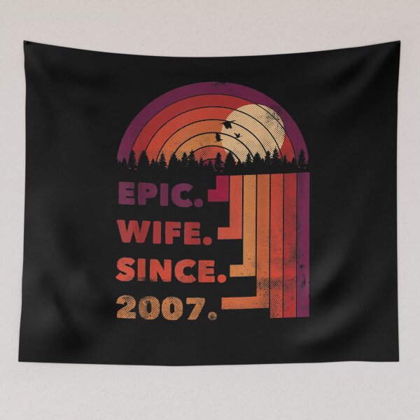 Item preview, Epic Wife Since 2007 Anniversary T 14th Years Marriage designed and sold by shirleyfinley.