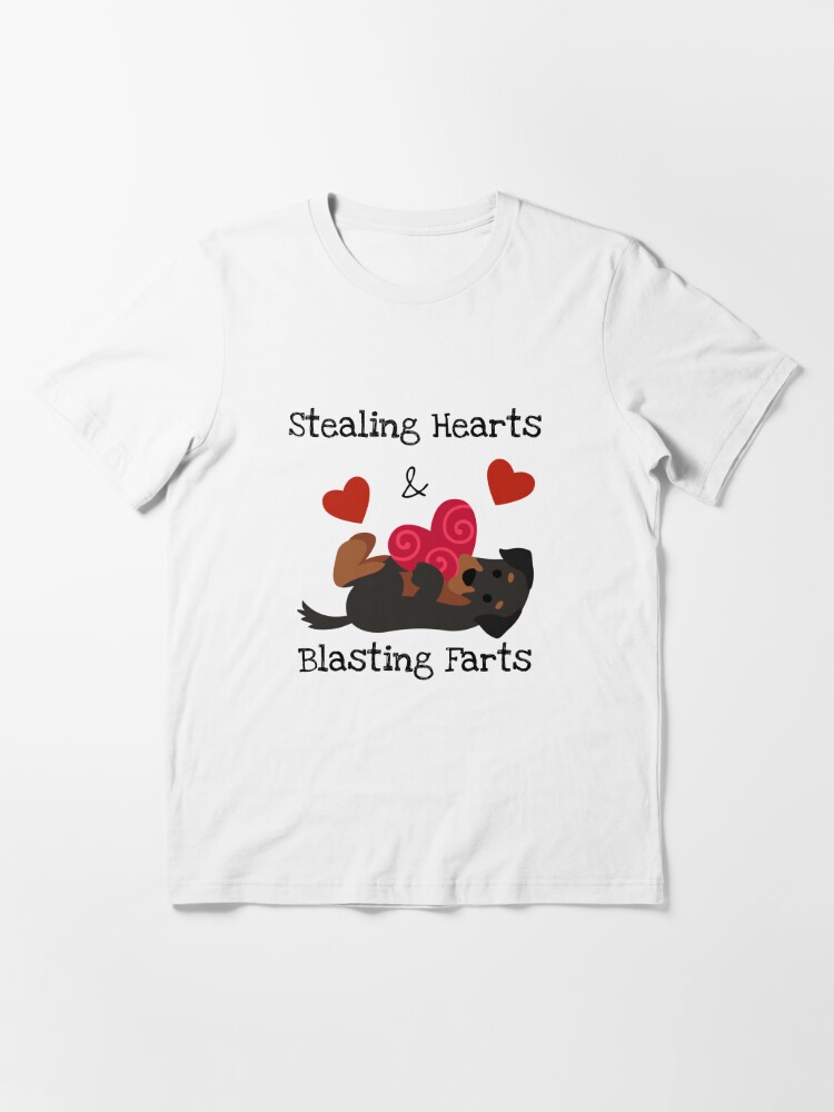 stealing hearts and blasting farts dog shirt