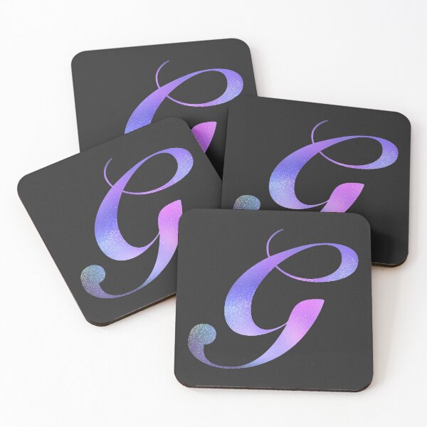 Item preview, Monogram Galaxy Cursive Letter G designed and sold by sporadicdoodlin.