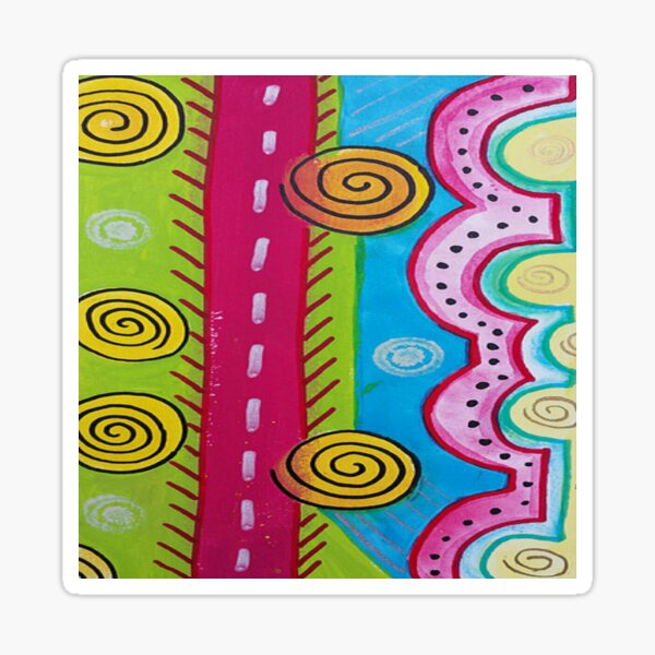 Open Road Sticker