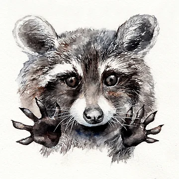 Artwork thumbnail, Magic! // Raccoon by AnnaShell