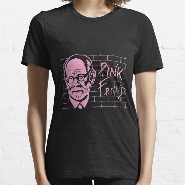 Pink Freud Sigmund Freud Pink Floyd Parody Essential T-Shirt