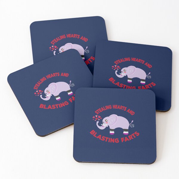Item preview, Stealing hearts and blasting farts asexual Elephant designed and sold by twicetrader.