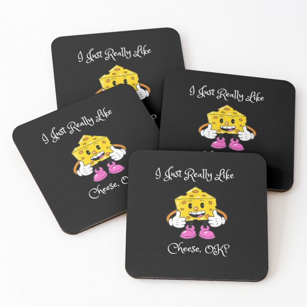 Item preview, I Just Really Like Cheese Ok? designed and sold by shirleyfinley.