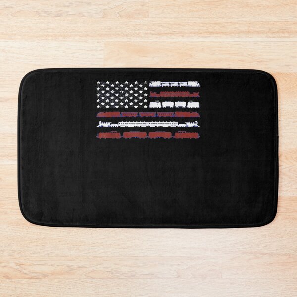 Item preview, Distressed Usa Flag Railroad Train Model Builder Hobby Gift designed and sold by shirleyfinley.