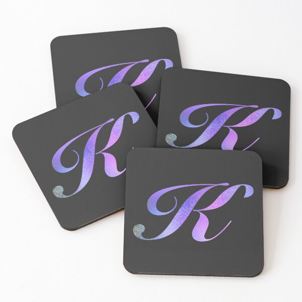 Item preview, Monogram Galaxy Cursive Letter K designed and sold by sporadicdoodlin.