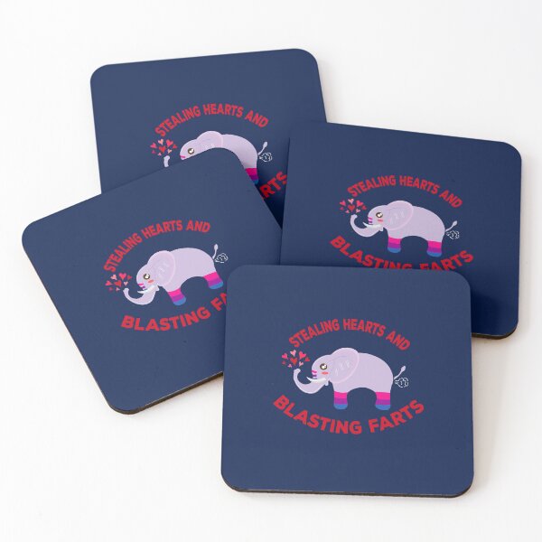 Item preview, Stealing hearts and blasting farts bisexual Elephant designed and sold by twicetrader.