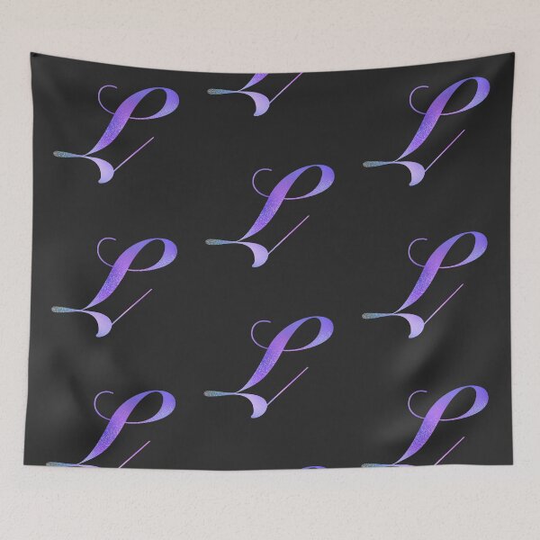 Item preview, Monogram Galaxy Cursive Letter L designed and sold by sporadicdoodlin.