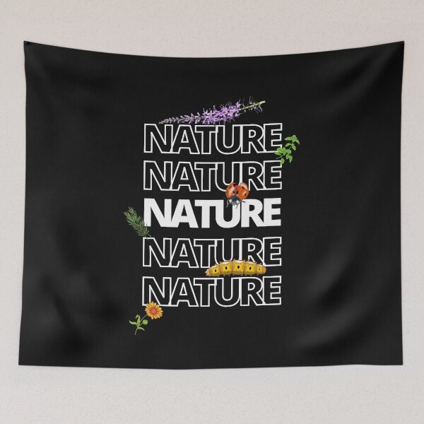 Item preview, Nature Repeated Design With Cute Bugs designed and sold by EarthArtDesigns.