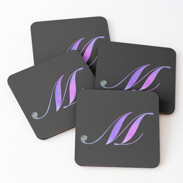 Item preview, Monogram Galaxy Cursive Letter M designed and sold by sporadicdoodlin.