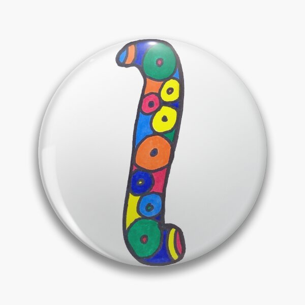 letter l in colorful circles Pin