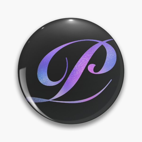 Item preview, Monogram Galaxy Cursive Letter P designed and sold by sporadicdoodlin.