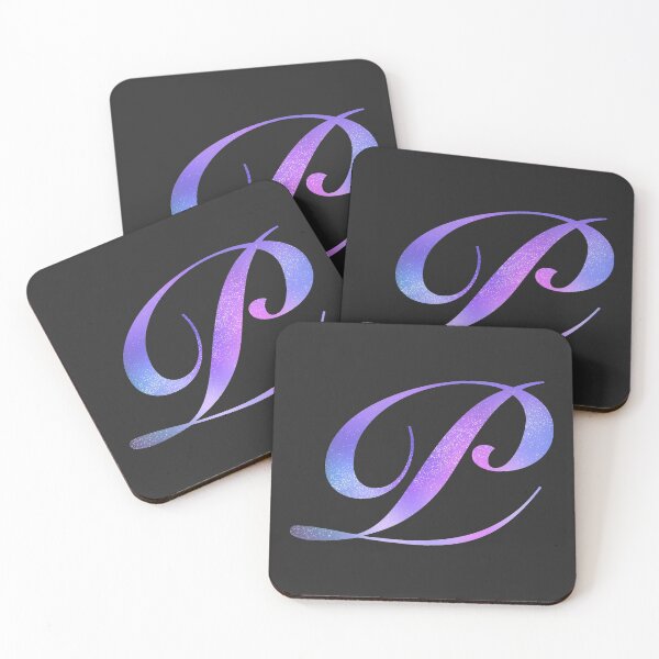 Item preview, Monogram Galaxy Cursive Letter P designed and sold by sporadicdoodlin.