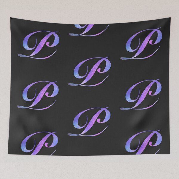 Item preview, Monogram Galaxy Cursive Letter P designed and sold by sporadicdoodlin.