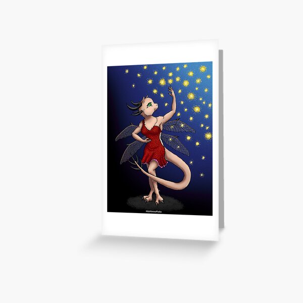 Dancing In The Glow Of The Night 2 Greeting Card