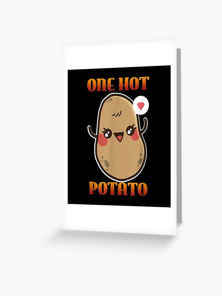 Emotional Support Potato #3 Greeting Card by a-lazybee