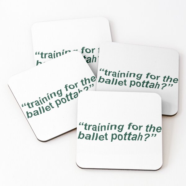 Item preview, training for the ballet pottah | draco quote sticker designed and sold by f & c creates.