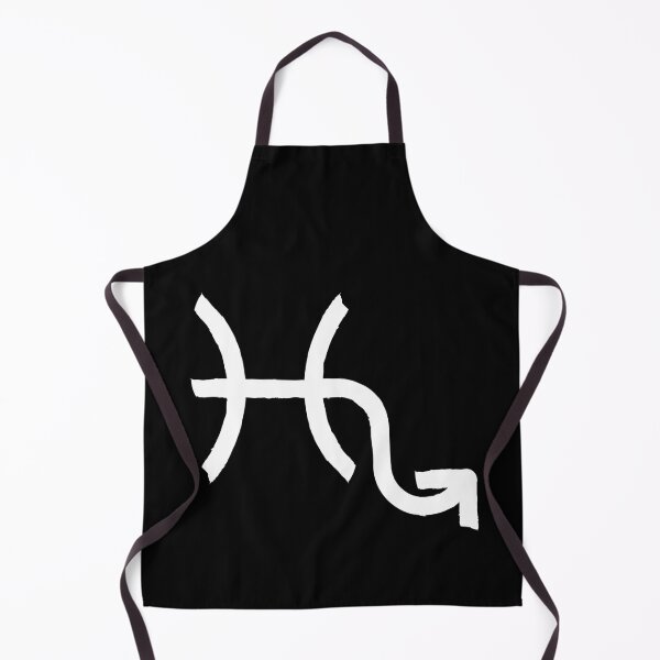 Item preview, Pisces and Scorpio Combined Zodiac Signs Double Horoscope Symbols in White designed and sold by Zodiafy-Designs.