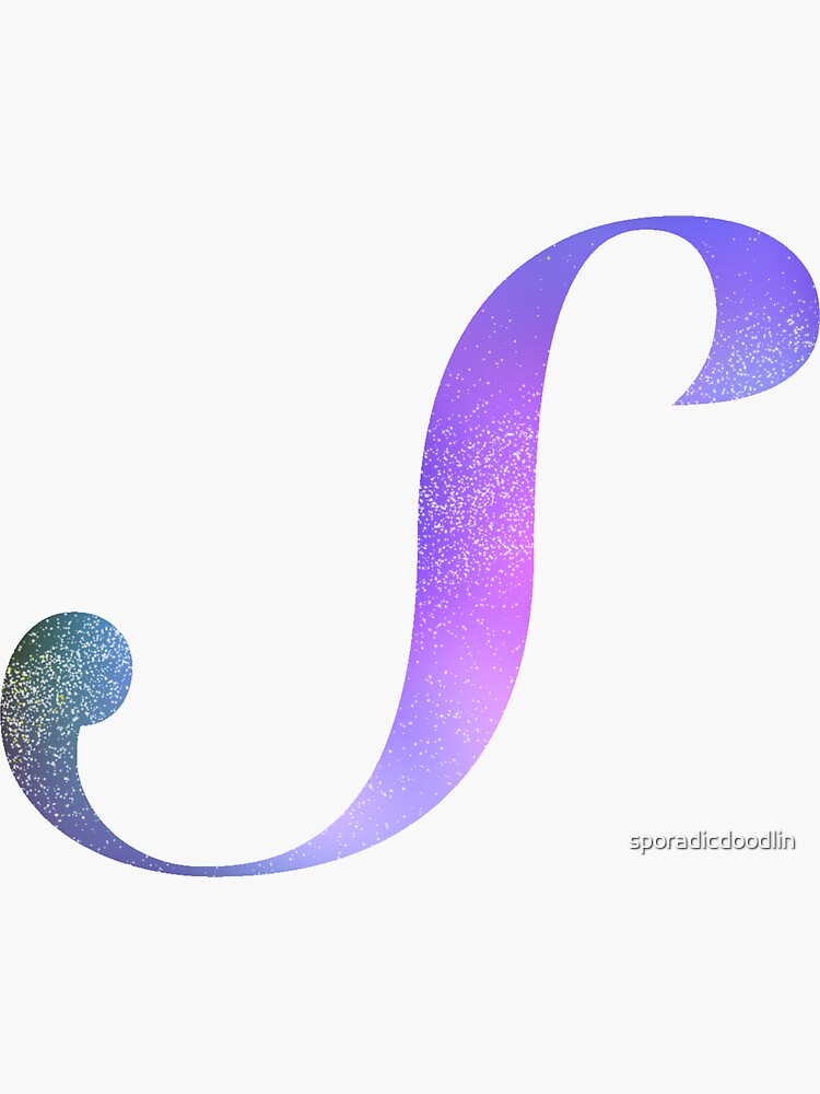 Monogram Galaxy Cursive Letter B Canvas Print for Sale by sporadicdoodlin
