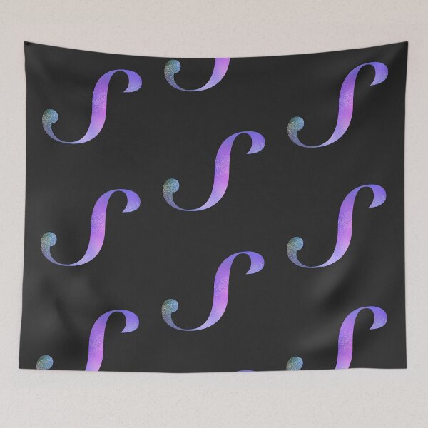 Item preview, Monogram Galaxy Cursive Letter S designed and sold by sporadicdoodlin.