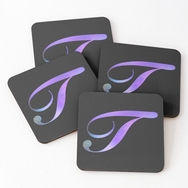 Item preview, Monogram Galaxy Cursive Letter T designed and sold by sporadicdoodlin.