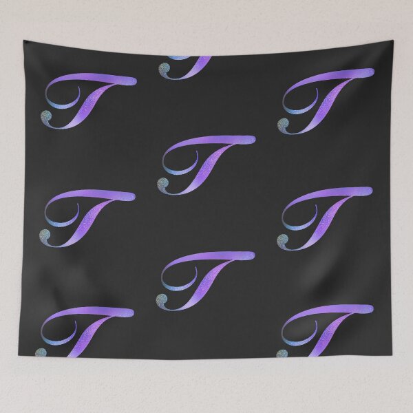 Item preview, Monogram Galaxy Cursive Letter T designed and sold by sporadicdoodlin.